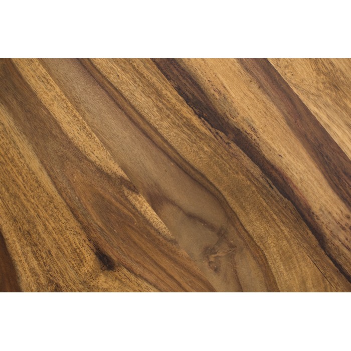 Zoom sur le plateau du bureau VORTEX 118cm en bois de sheesham