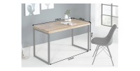 Bureau VORTEX 118cm en bois de sheesham dimensions