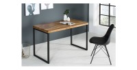 Bureau VORTEX 118cm en bois de sheesham mis en situation