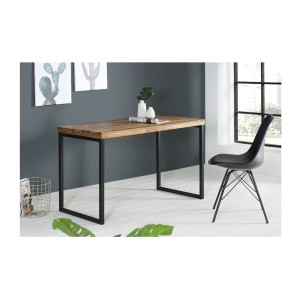 Bureau VORTEX 118cm en bois de sheesham vu de côté