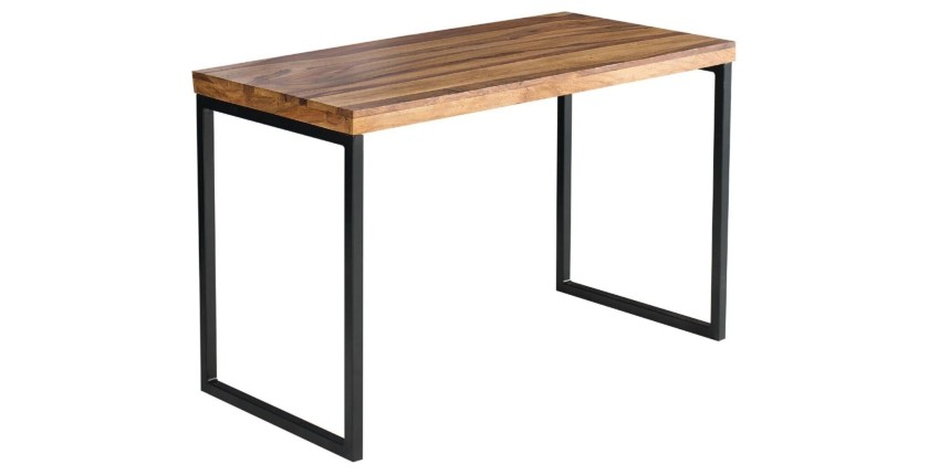 Bureau VORTEX 118cm en bois de sheesham