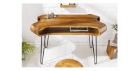 Bureau NERA 120cm en sheesham vu de face