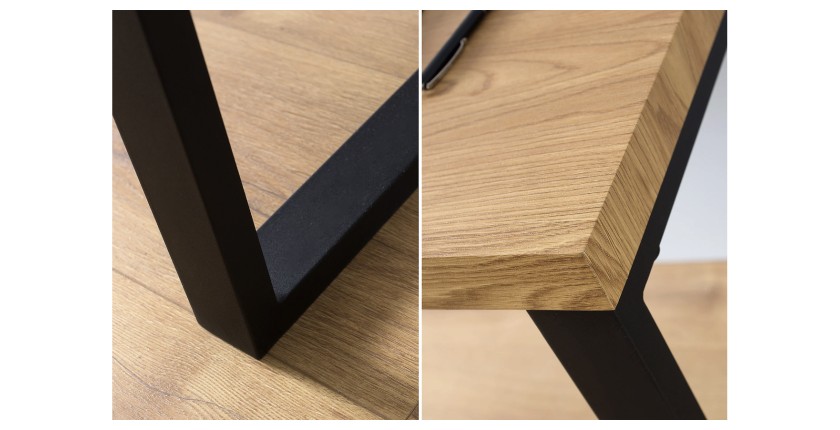 Zoom sur les détails du bureau ZENTOR 128cm