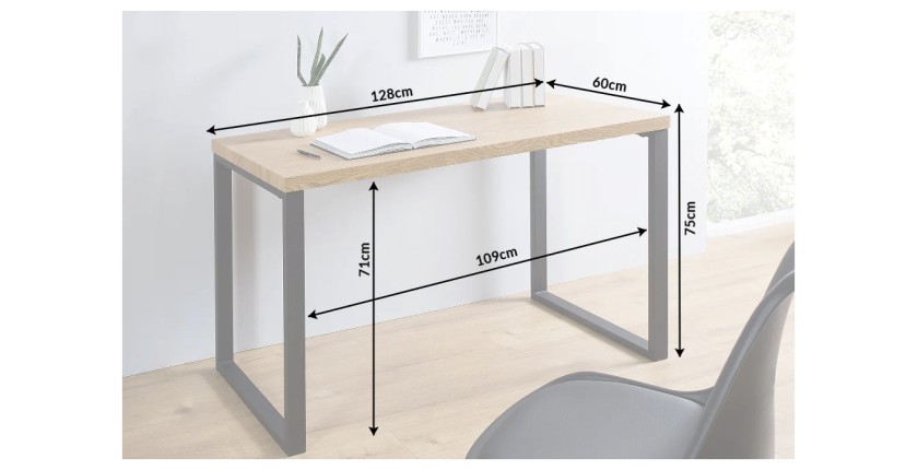 Bureau ZENTOR 128cm dimensions
