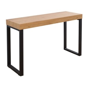 Bureau ZENTOR 120cm effet bois clair plateau épais
