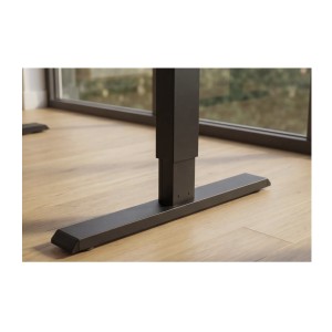 Zoom sur le pied du bureau ZENTOR 120cm réglable en hauteur