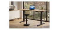Bureau ZENTOR 120cm réglable en hauteur vu de face