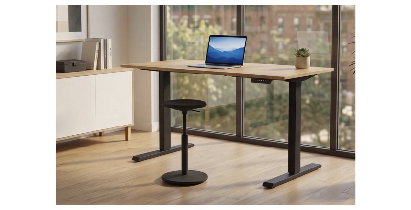Bureau ZENTOR 120cm réglable en hauteur vu de face
