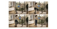 Zoom sur l'utilisation du bureau ZENTOR 120cm réglable en hauteur