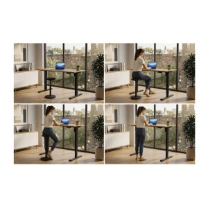 Zoom sur l'utilisation du bureau ZENTOR 120cm réglable en hauteur
