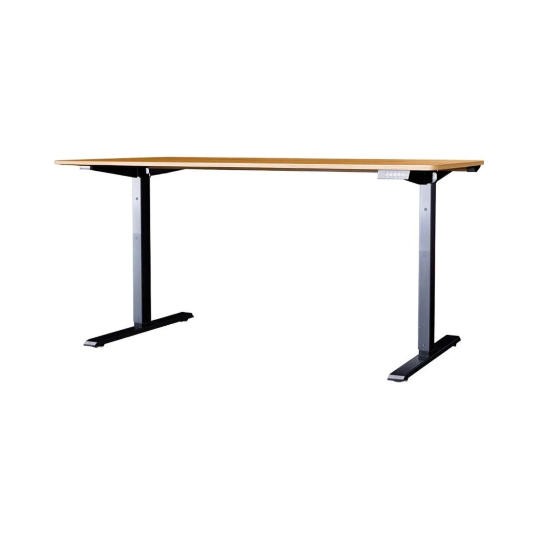 Bureau ZENTOR 140cm en chêne, réglable en hauteur