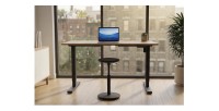 Bureau ZENTOR 160cm réglable en hauteur vu de face