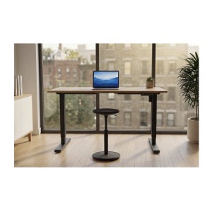 Bureau ZENTOR 160cm réglable en hauteur vu de face