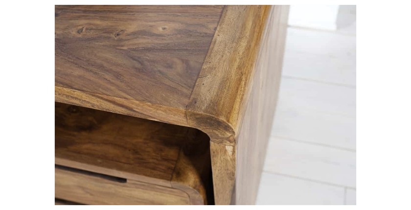 Zoom sur le coin du bureau NOMA 120cm