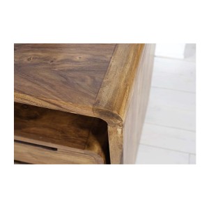 Zoom sur le coin du bureau NOMA 120cm