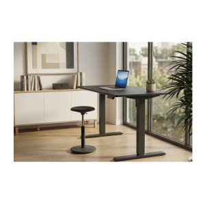 Bureau OFFIX 140cm réglable en hauteur vu de côté