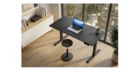 Bureau OFFIX 140cm réglable en hauteur vu de haut