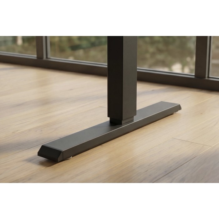 Zoom sur l'un des pieds du bureau OFFIX 140cm réglable en hauteur