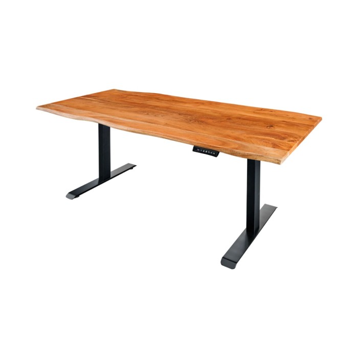 Bureau ARKAYA 120cm réglable en hauteur en acacia