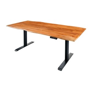 Bureau ARKAYA 160cm en acacia réglable en hauteur