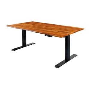 Bureau ARKAYA 160cm en sheesham réglable en hauteur