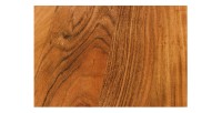 Zoom sur la matière du plateau du bureau ARKAYA 180cm en acacia réglable en hauteur