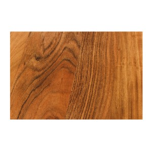 Zoom sur la matière du plateau du bureau ARKAYA 180cm en acacia réglable en hauteur