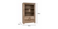 Vitrine FARRA sans LED dimensions