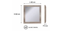 Dimensions des miroirs FARRA