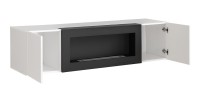 TV-meubel FLY cachemire – met geïntegreerde bio-ethanol haard