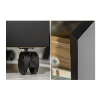 Zoom sur les détails du caisson de bureau LUNISSIA