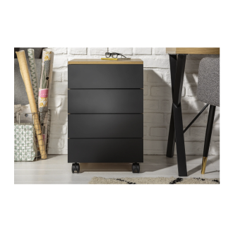 Caisson de bureau LUNISSIA vu de face