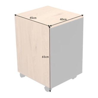 Caisson de bureau LUNISSIA dimensions