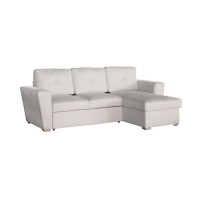 Canapé d'angle convertible CALDERO blanc