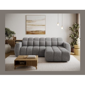 Canapé d’angle électrique FANOTI 3 places beige – angle droit 