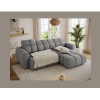 Canapé d’angle électrique FANOTI 3 places beige – angle droit 