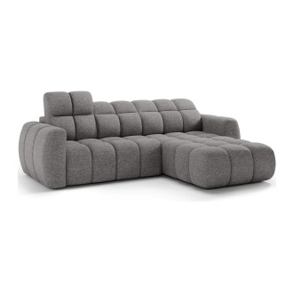 Canapé d’angle électrique FANOTI 3 places beige – angle droit 