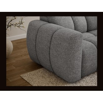 Canapé d’angle électrique FANOTI 3 places beige – angle droit 