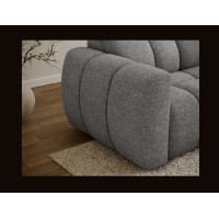 Canapé d’angle électrique FANOTI 3 places beige – angle droit 