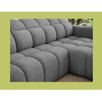 Canapé d’angle électrique FANOTI 3 places beige – angle droit 