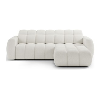 Canapé d’angle électrique FANOTI 3 places beige – angle droit – version 2 