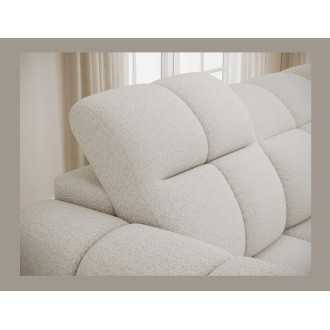Canapé d’angle électrique FANOTI 3 places beige – angle droit – version 2 