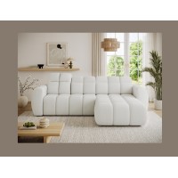 Canapé d’angle électrique FANOTI 3 places beige – angle droit – version 2 