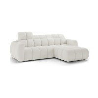 Canapé d’angle électrique FANOTI 3 places beige – angle droit – version 2 