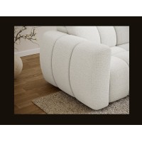 Canapé d’angle électrique FANOTI 3 places beige – angle droit – version 2 