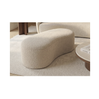 Pouf NYJY champagne vu du côté gauche