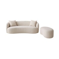 Canapé et pouf NYJY champagne