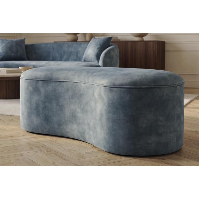 Pouf bleu NYJY