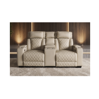 Canapé relax DOMUS beige vu de face