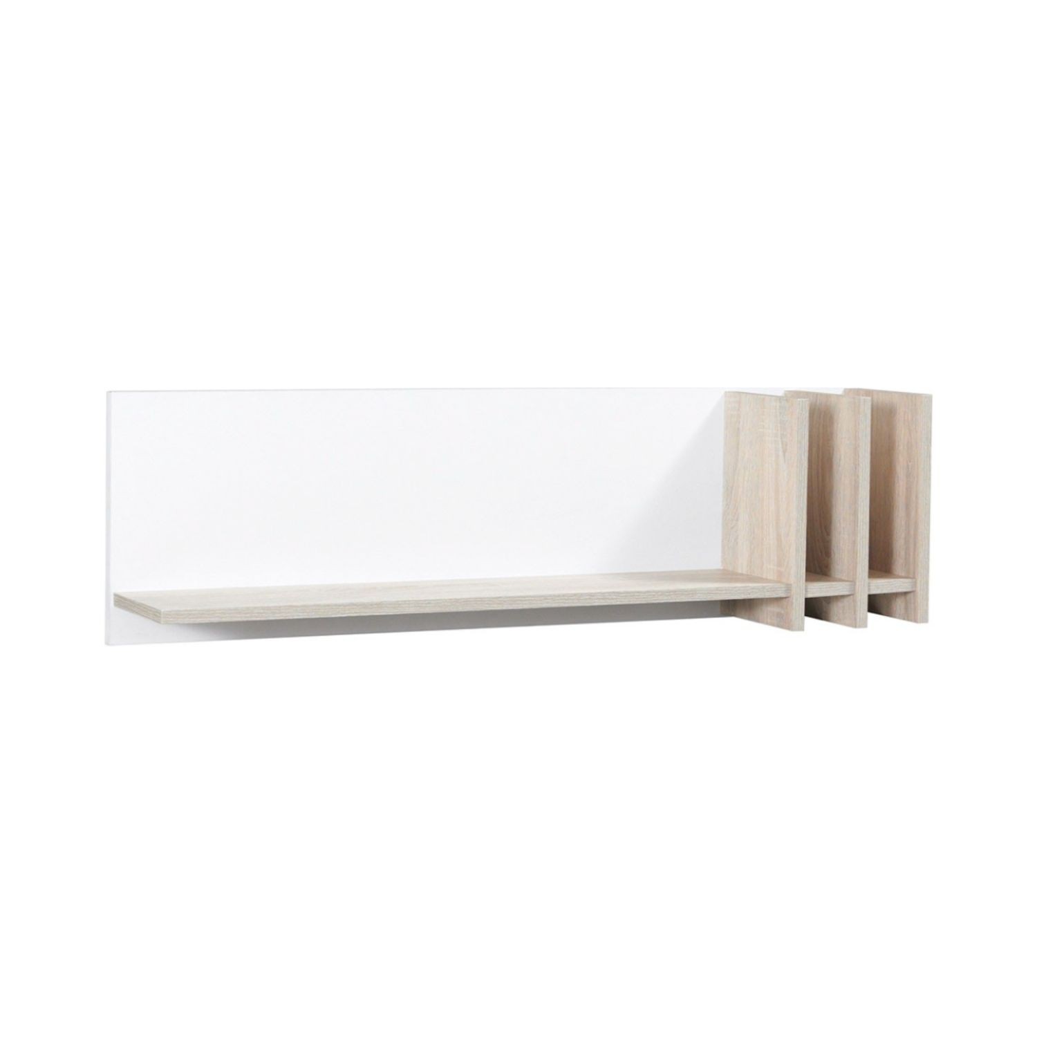 Wandrekken MALMO 100 cm kleur sonoma eik en wit